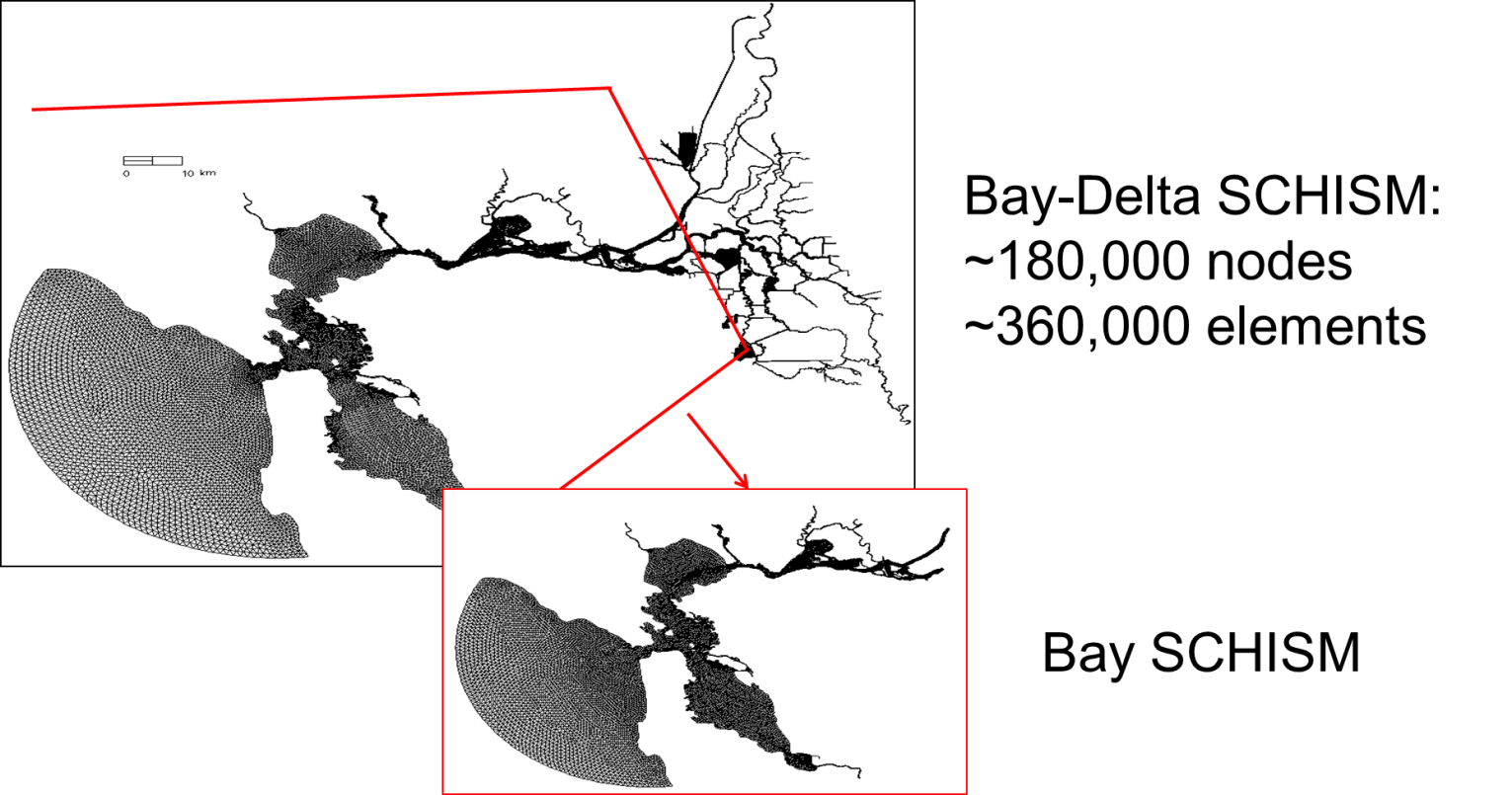 Bay-Delta SCHISM grid